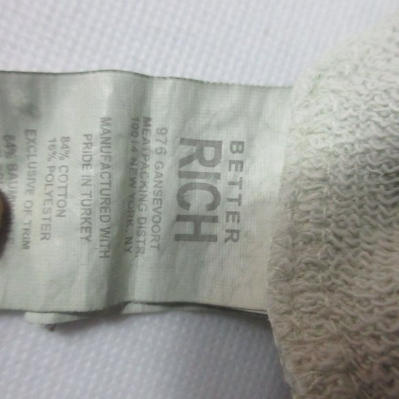 Better Rich NY Crew Sweat Sweatshirt women's in Salvia Green Happy Crew Slit SMA - Picture 3 of 8